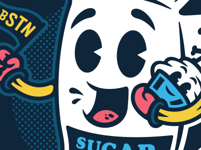 Sugar Daddy. bakery boston candy character corey reifinger dessert illustration johnny cupcakes mascot sugar