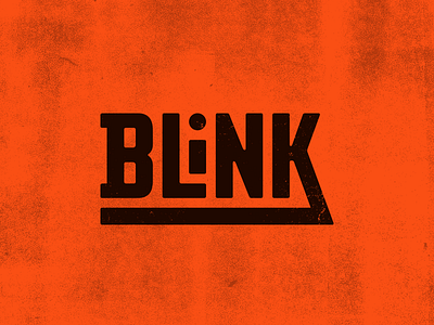 Blink Again. corey reifinger hand done hand made lettering logo mark script type typography