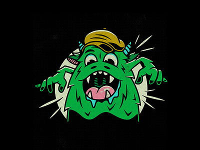Green Monster. boston comic book comic con corey reifinger green monster illustration johnny cupcakes poster design typography