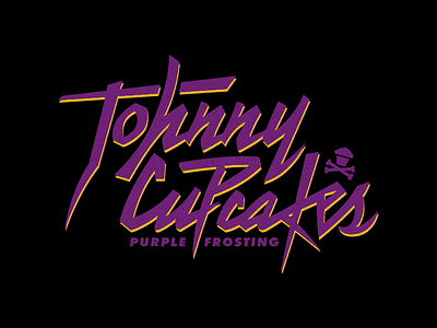 Prince. illustration johnny cupcakes lettering prince purple rain type typography