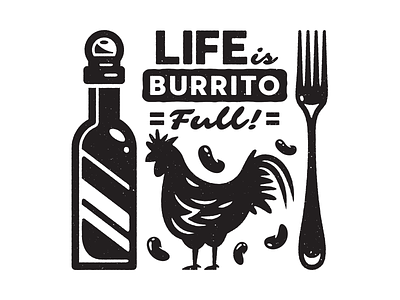 Numero Dos. booze burrito corey reifinger food hot sauce icons illustration margarita mexican