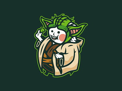 Yoda. corey reifinger icon illustration johnny cupcakes star wars yoda