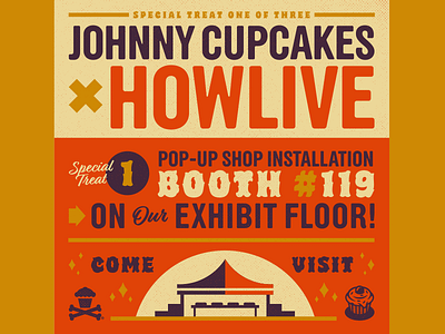 HOW Design Live. corey reifinger graphic design icons illustration johnny cupcakes layout lettering promo type