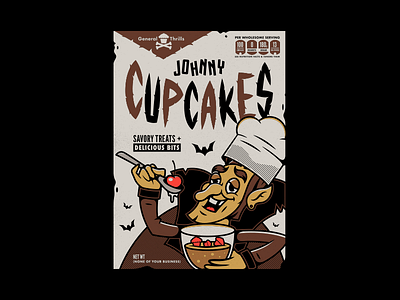 Count. cereal corey reifinger count chocula dracula halloween illustration johnny cupcakes packaging design type typography