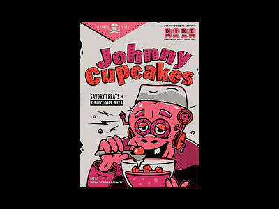 Franky. cereal corey reifinger frankenstein halloween illustration johnny cupcakes monster packaging design type typography