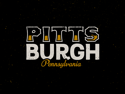 Pitt. city lettering logo pennsylvania pittsburgh type typography