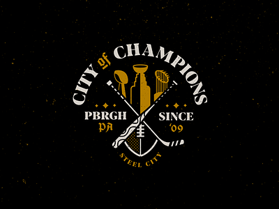 Pitt 2. badgedesign city illustration logo pennsylvania pittsburgh sports type typography