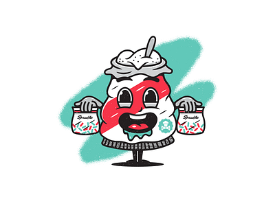 Cake Dealer 2. branding cake dealer character art character design drugs illustration johnny cupcakes mascot vector