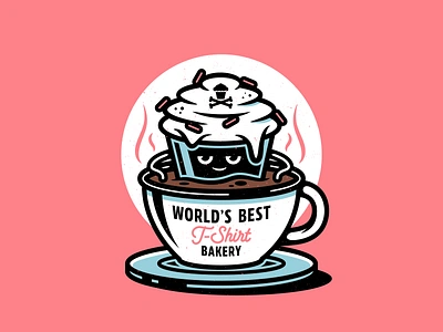 Slow Drip. bakery coffee corey reifinger flyer illustration johnny cupcakes promo design type vector illustration