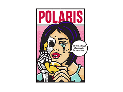 Polaris. band tee corey reifinger gigposter illustration music pop art skulls