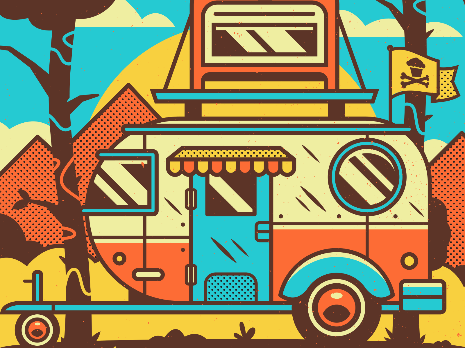 Camp. by Corey Reifinger on Dribbble