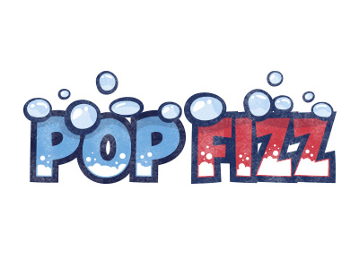 Fizz. bubbles fizz illustration pop type vector