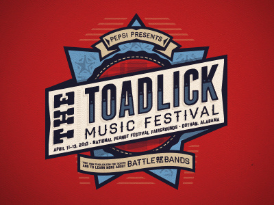 Toadlick. bands corey reifinger graphic design icons illustration logos music music festival toadlick vector