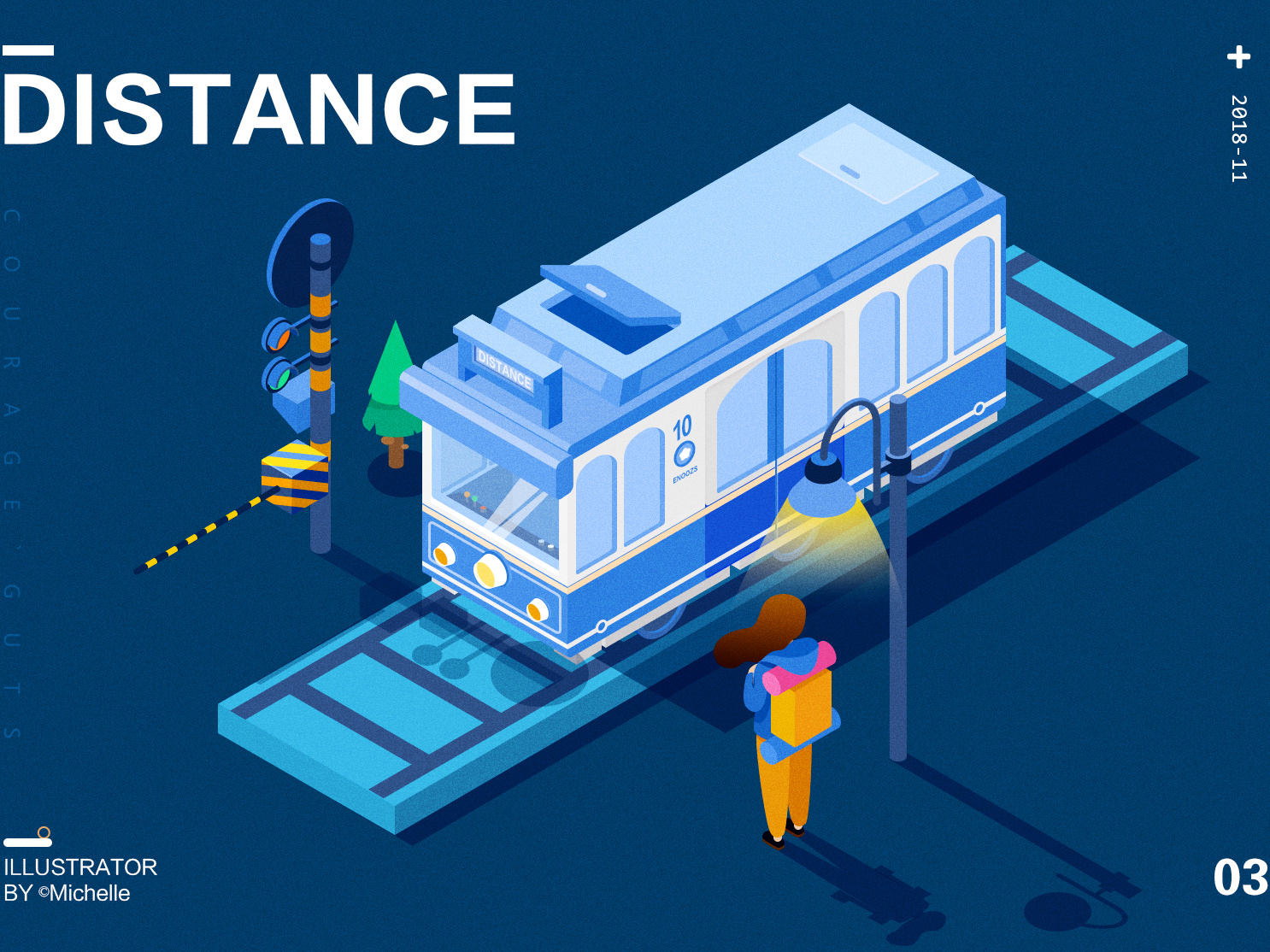 Distance by Michelle Lin on Dribbble