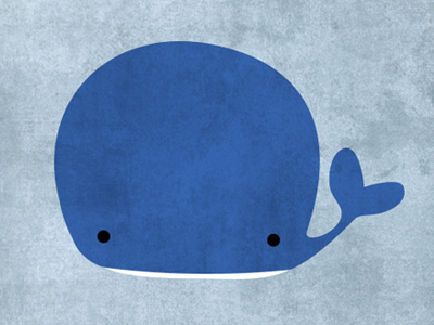 BI Fail Whale cute illustration ocean sea water whale