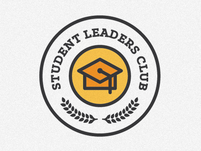 Student Leaders Club Badge Logo badge club graduation graduation cap leaders logo student