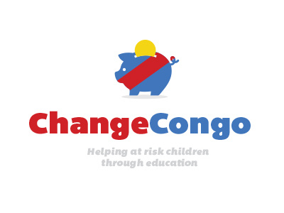 Change Congo change children coin congo education flag money piggy bank save saving