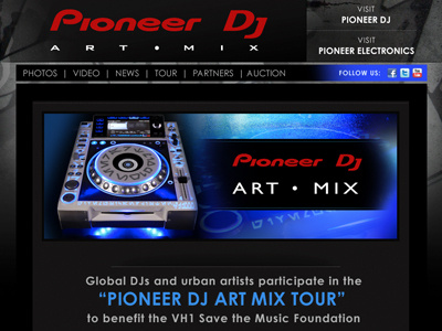 Pioneer DJ Art Mix Website art mix cdj 2000 graffiti pioneer pioneer dj turntable website