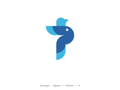 Pigeon & Pelican Logo brand brand identity branding logo logo concept logo design logo inspiration logo inspirations logo maker logogram