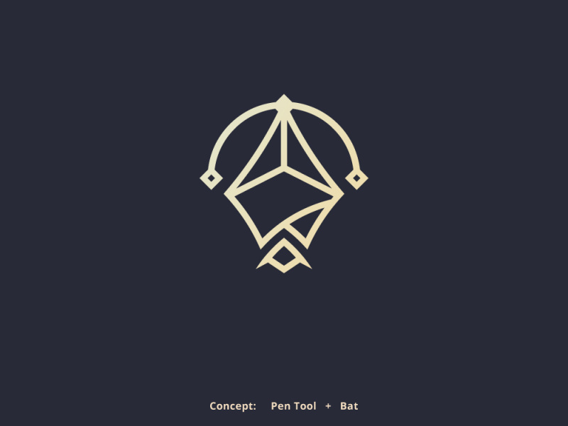 Creative Bat Logo By Rifki Arief K On Dribbble Creative Bat Logo By Rifki Arief K On