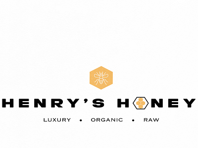 Henry's Honey Logo Concept branding design logo redesign concept typography ui ux