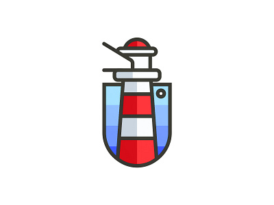 lighthouse brand light lighthouse lighthouse logo red sea