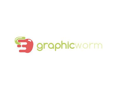 Graphicworm apple graphic logo logos worm