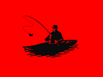 Fishing Man on the kayak fish fishing kayak man