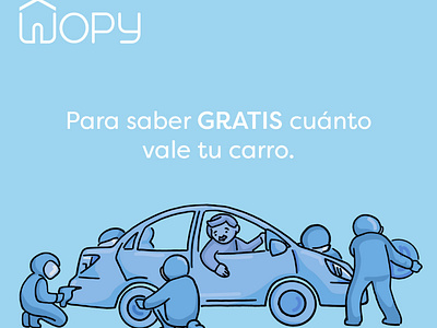 Wopy Marketing Campaign - Cars apps cars illustration