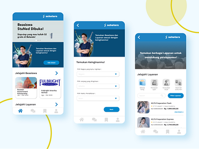 Re-design Scholarship Service Mobile App