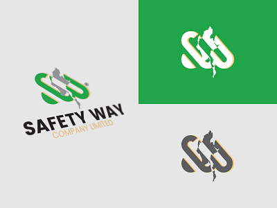 Safety Way branding graphic design logo