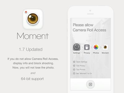 Moment Camera updated ver 1.7