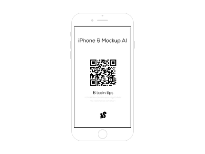 iPhone 6 Mockup AI ai bitcoin download free iphone iphone 6 iphone6 mockup