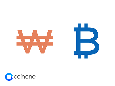 KRW / BTC Symbol