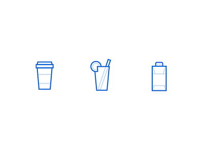 Drink icon - Coffee / Ice Tea / Pack Juice