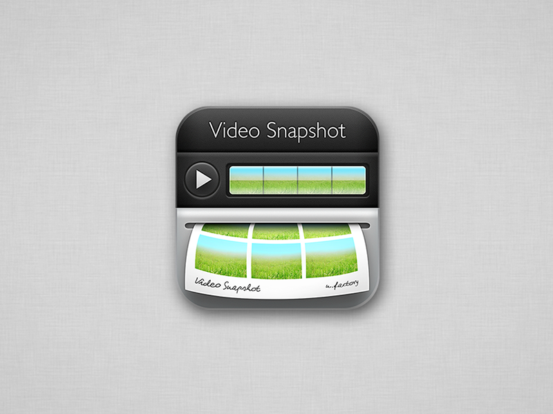Video Snapshot by daramghaus on Dribbble