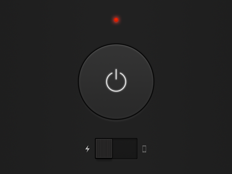 Flashlight UI [LED] by daramghaus on Dribbble