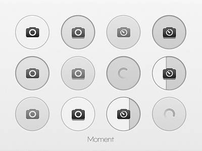 Moment Camera Button UI button camera