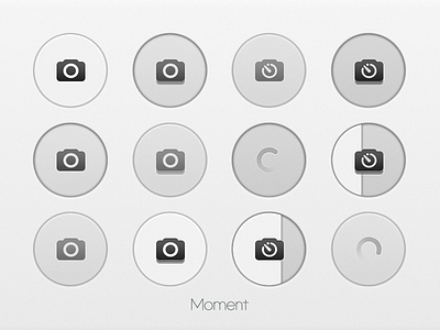 Moment Camera Button UI