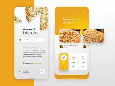 food app app design food app pizza ui