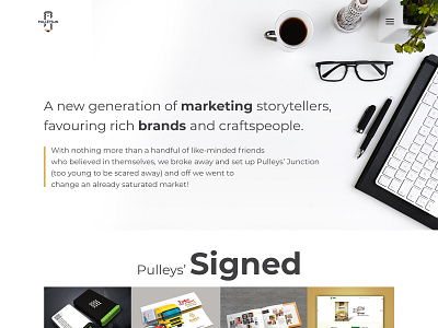 Pulleys Jn Website illustrator photoshop redesign uiux we website website builder