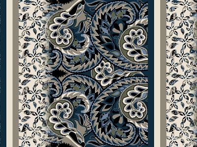 ethnic leaves design ethnic fabric fashion fashion brand illustration leaves pattern print seamless pattern textile design