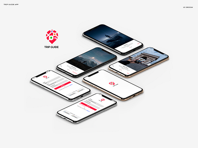 Mobile APP #Trip Guide app app design onboarding screen splash screen travel guide app traveling travrl trip trip guide ui ui design walkthroughs