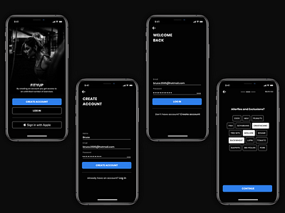 OnboardinG Screens (Fityup) app design dark mode app darkmode design fitness app gym app ios app onboarding onboarding screens onboarding ui ui ui designs workout