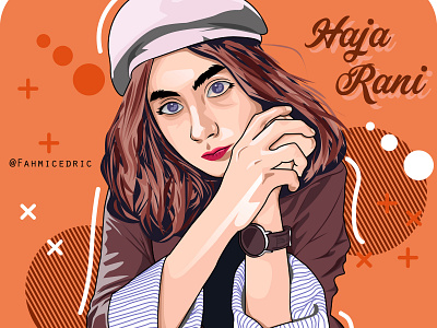 Haja Rani Vector art design digitalart illustration vector