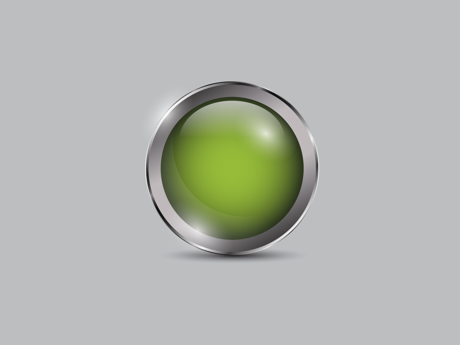Green Button Realistic by Mohammad Rusandi on Dribbble