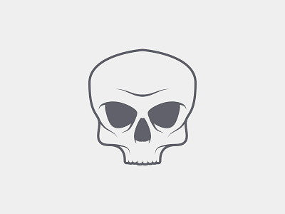 Skull black gray illustration skull t shirt vector