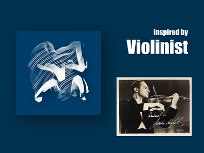 Music Album Logo design album blue classic curve flat logo music vector violin