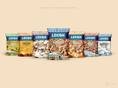 Snacks Packaging Design