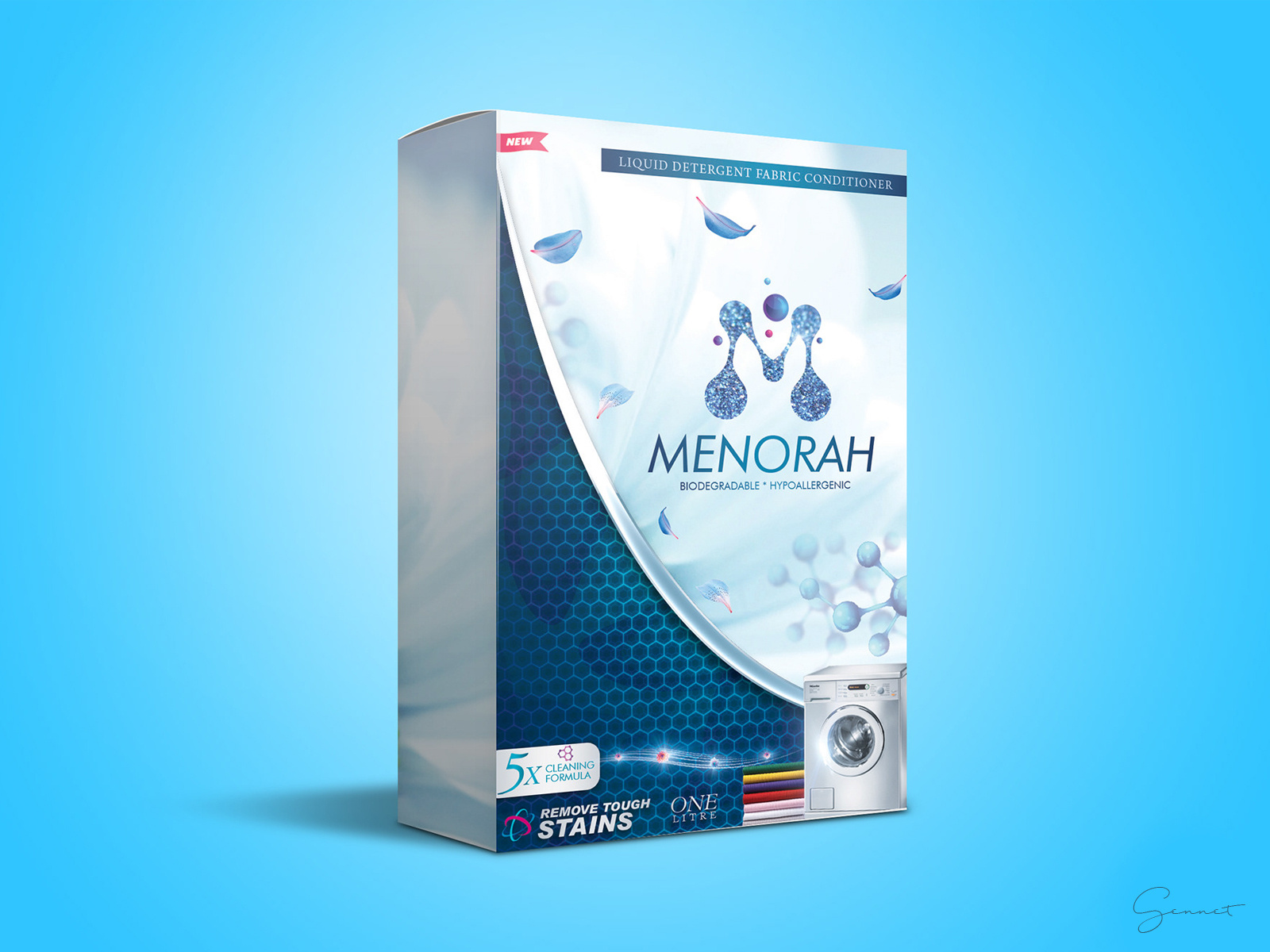 Detergent Packaging Design by Preeth on Dribbble